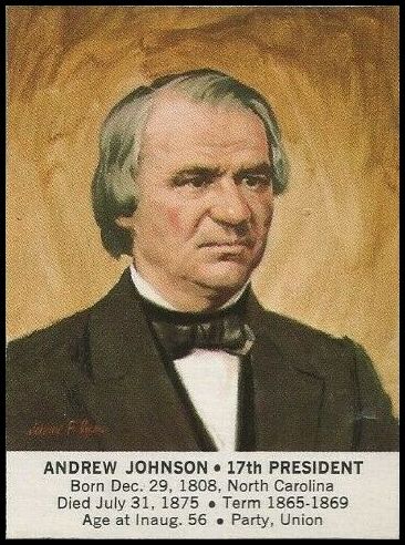 17 Andrew Johnson